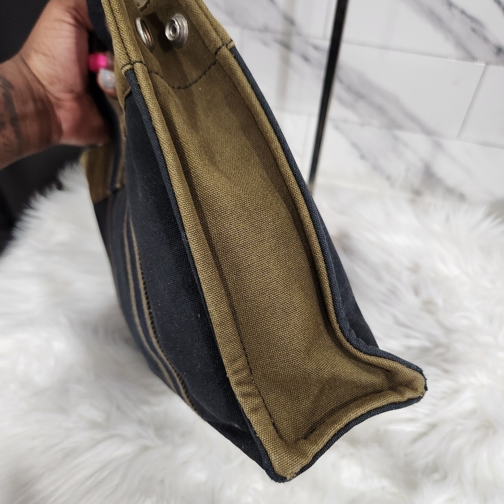 💚🔹️HERMES 🔹️TOTE BAG | TOTE BAG COLORS BLACK & ARMY GREEN W/ COA - Picture 7 of 17